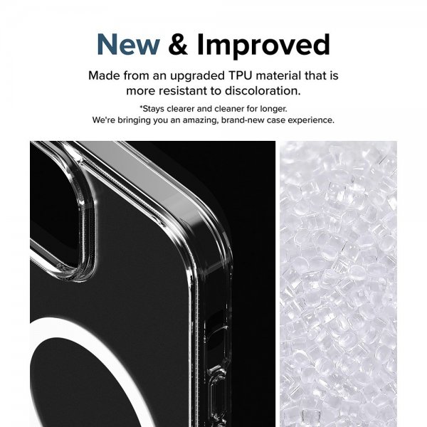 iPhone 15 Plus Deksel Fusion Magnetic Matte Clear