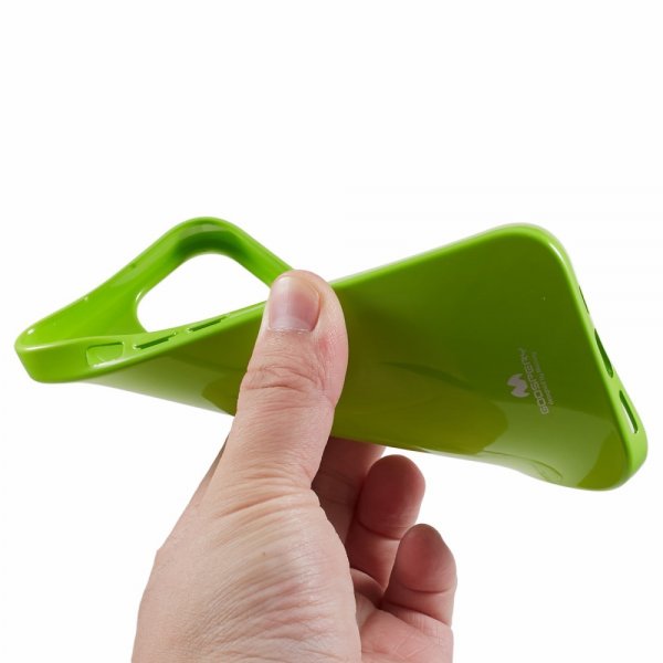 iPhone 15 Plus Deksel Jelly Glitter Grønn