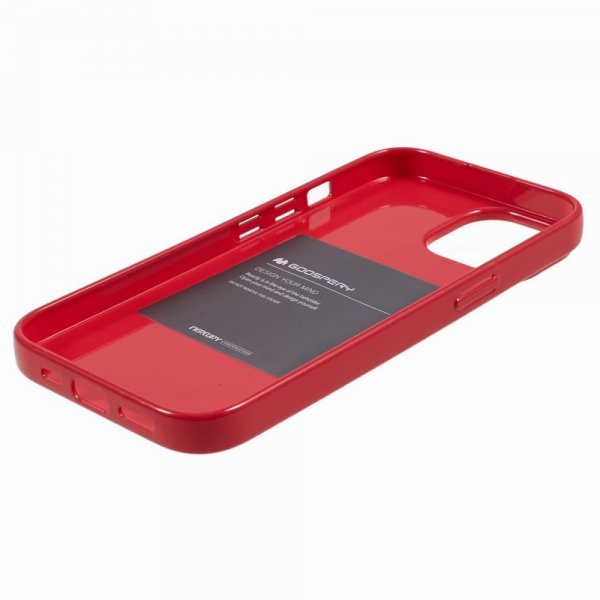 iPhone 15 Plus Deksel Jelly Glitter Magenta