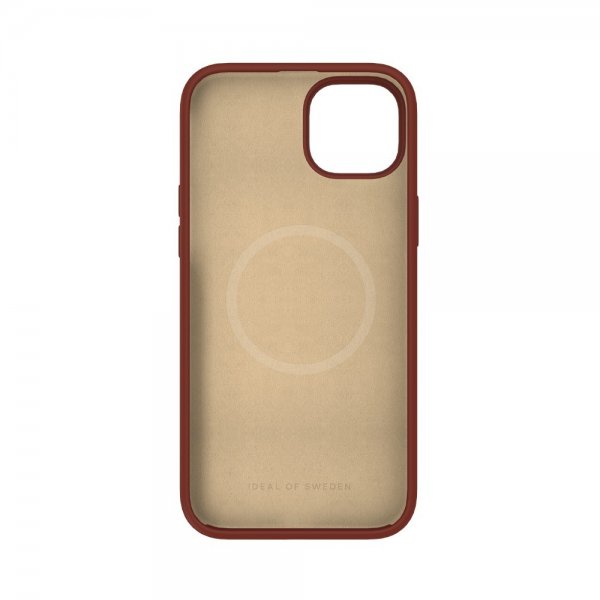 iPhone 15 Plus Deksel Silicone Case MagSafe Dark Amber
