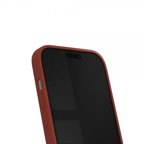 iPhone 15 Plus Deksel Silicone Case MagSafe Dark Amber