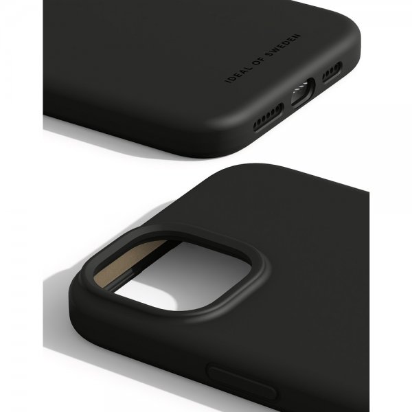 iPhone 15 Plus Deksel Silicone Case MagSafe Svart