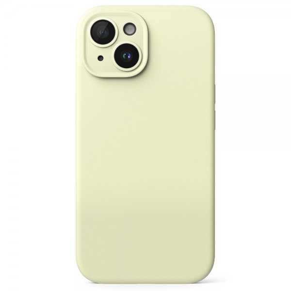 iPhone 15 Plus Deksel Silicone Magnetic Sunny Lime