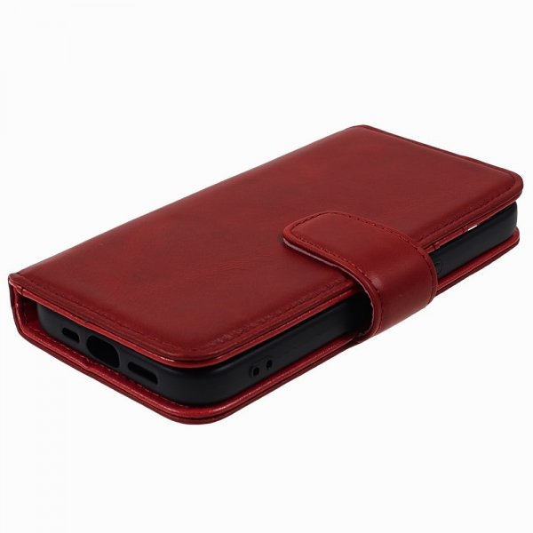 iPhone 15 Pro Etui Essential Leather Poppy Red
