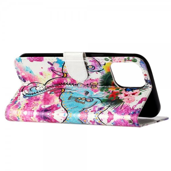 iPhone 15 Pro Etui Motiv Elefantmønster