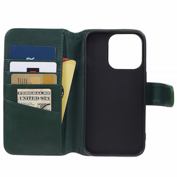 iPhone 15 Pro Max Etui Essential Leather Juniper Green
