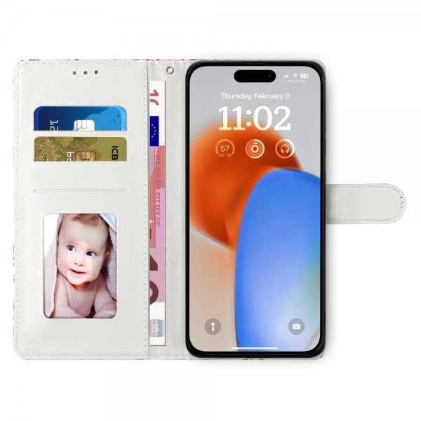 iPhone 15 Pro Max Etui Motiv Trekanter Marmor