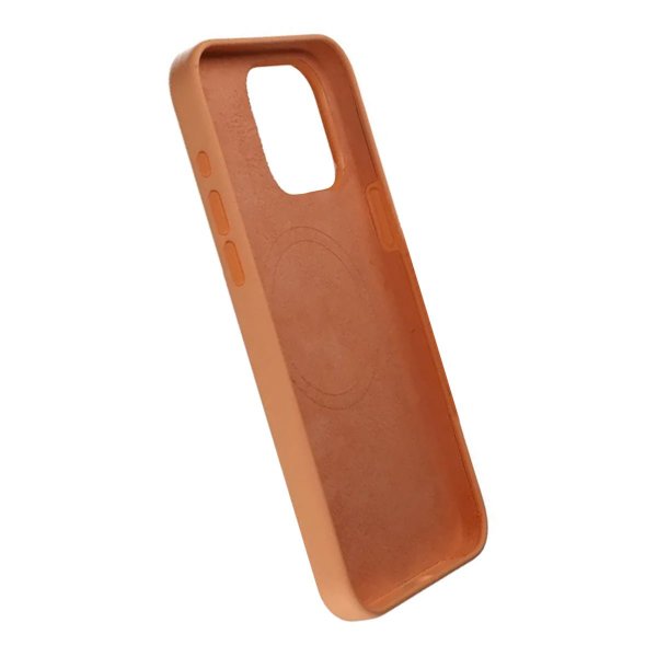 iPhone 15 Pro Max Deksel Silikon MagSafe Gul