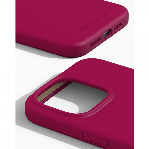 iPhone 15 Pro Max Deksel Silicone Case MagSafe Magenta