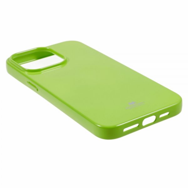 iPhone 15 Pro Deksel Jelly Glitter Grønn
