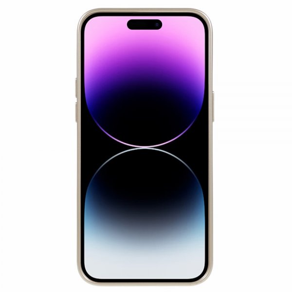 iPhone 15 Pro Deksel Jelly Glitter Gull