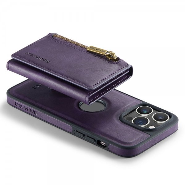 iPhone 15 Pro Deksel M5 Series Avtakbart Kortholder Lilla