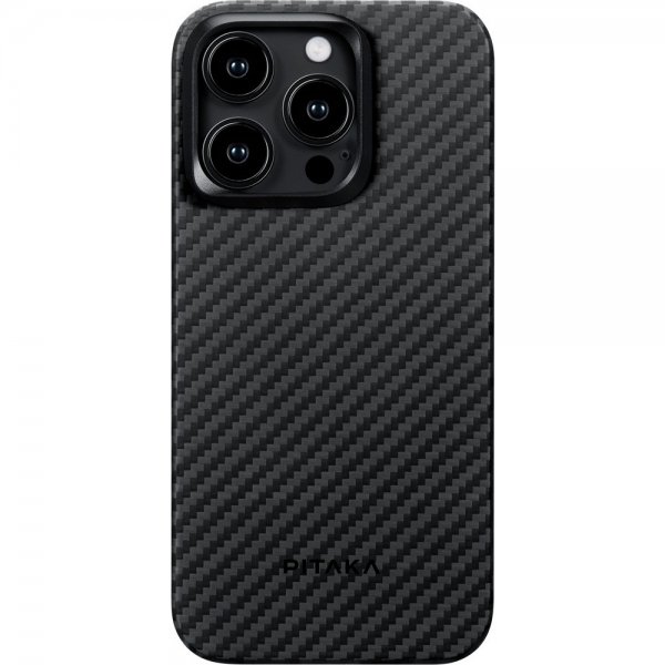 iPhone 15 Pro Skal MagEZ Case 4 Black/Grey Twill