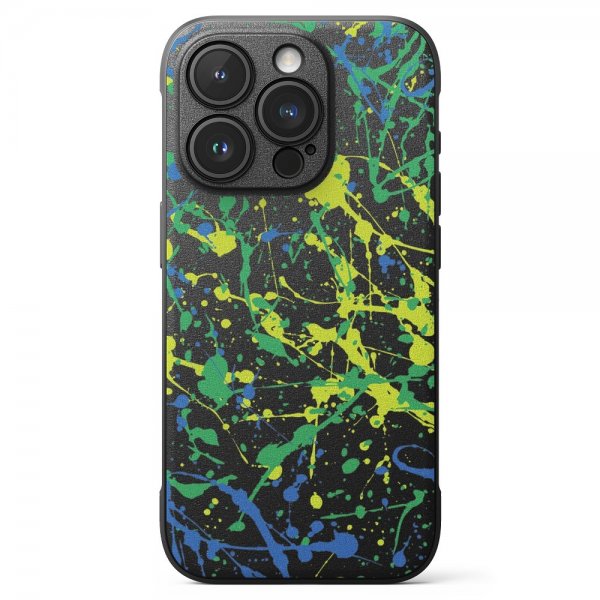 iPhone 15 Pro Deksel Onyx Design Action Painting