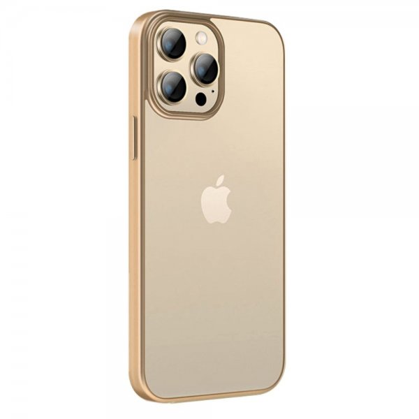 iPhone 15 Pro Deksel Belagt Kant Gull