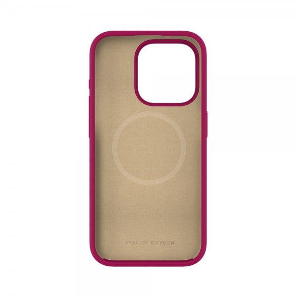 iPhone 15 Pro Deksel Silicone Case MagSafe Magenta