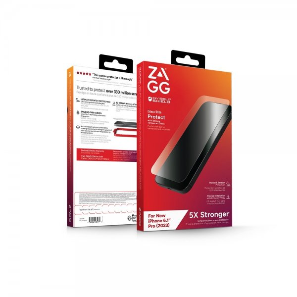 iPhone 15 Pro Skjermbeskytter Glass Elite