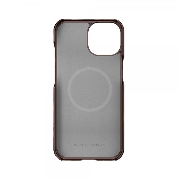 iPhone 15 Deksel Fashion Case MagSafe Dark Amber Marble