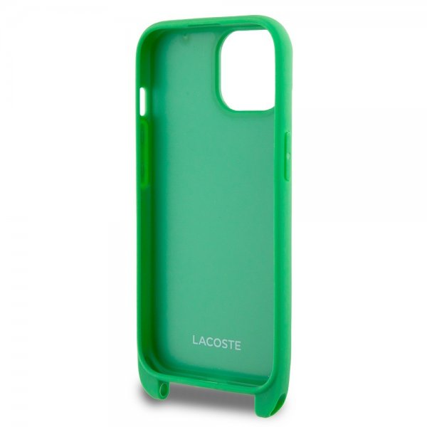 iPhone 15 Deksel Petit Pique Logo Strap Grønn