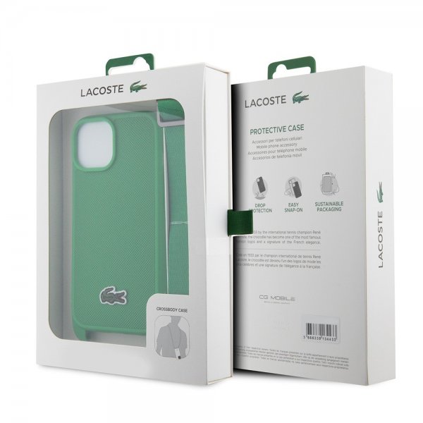 iPhone 15 Deksel Petit Pique Logo Strap Grønn