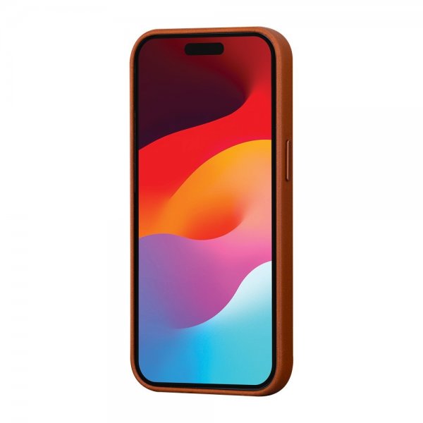 iPhone 13/14/15/16e/17e Deksel Roskilde MagSafe Tan