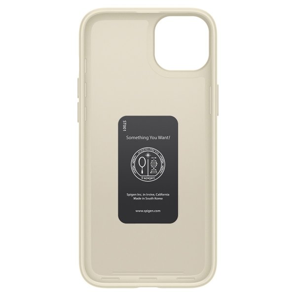 iPhone 15 Deksel Thin Fit Mute Beige
