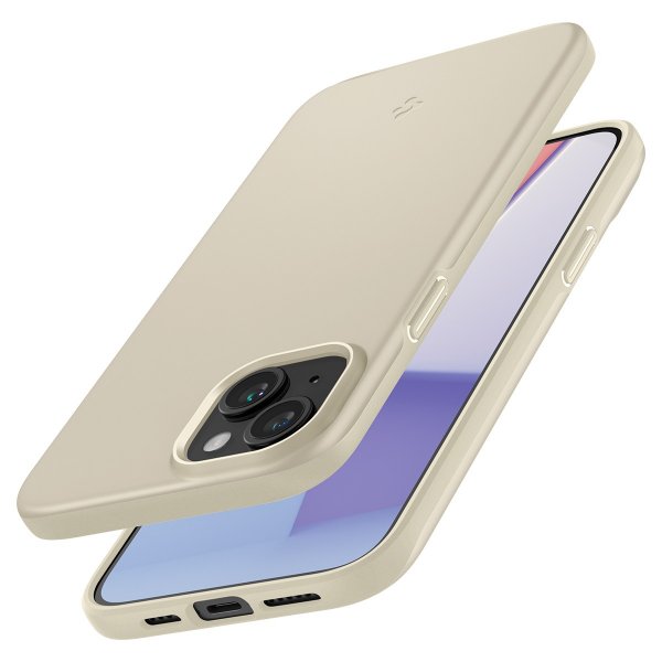 iPhone 15 Deksel Thin Fit Mute Beige