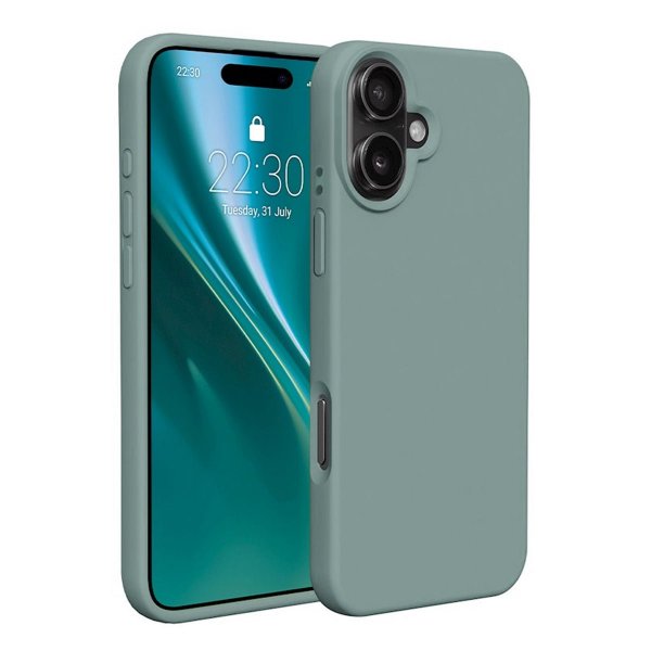 iPhone 16 Deksel Silikon Grønn