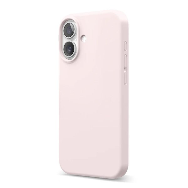 iPhone 16 Deksel Silikon Rosa