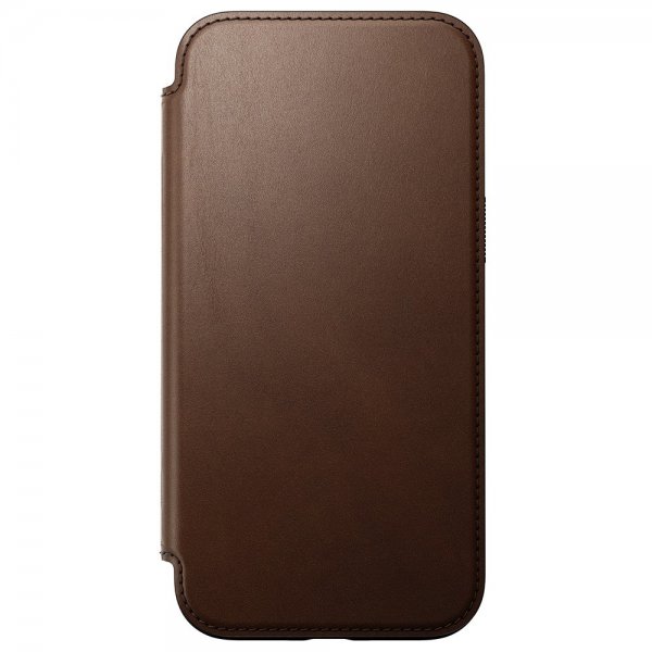 iPhone 16 Plus Etui Modern Leather Folio Brun