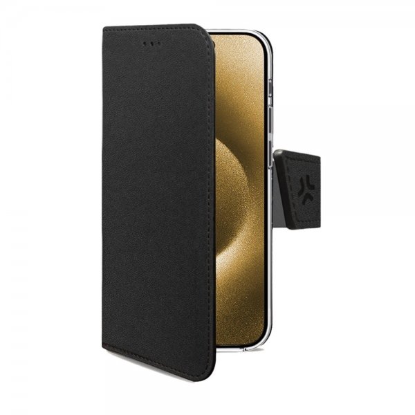 iPhone 16 Plus Etui Wally Wallet Case Svart