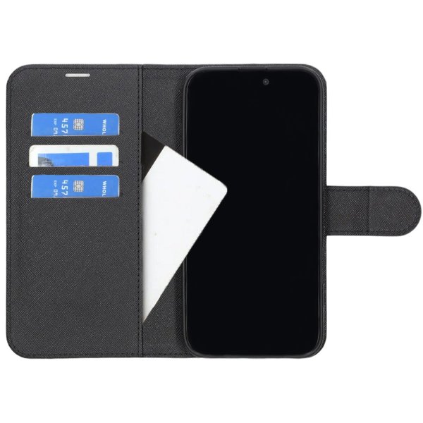 iPhone 16 Plus Etui med Stativ Svart