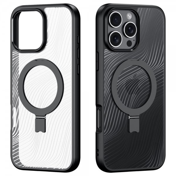 iPhone 16 Pro Max Deksel Aimo Series MagSafe Kickstand Svart