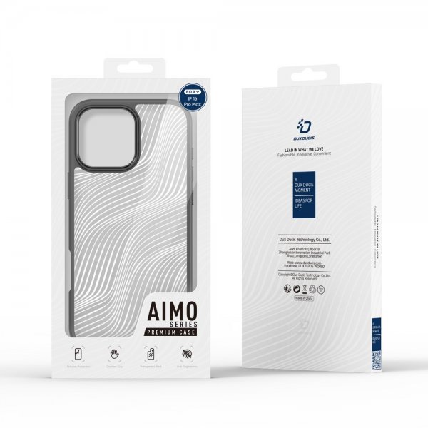 iPhone 16 Pro Max Deksel Aimo Series Svart