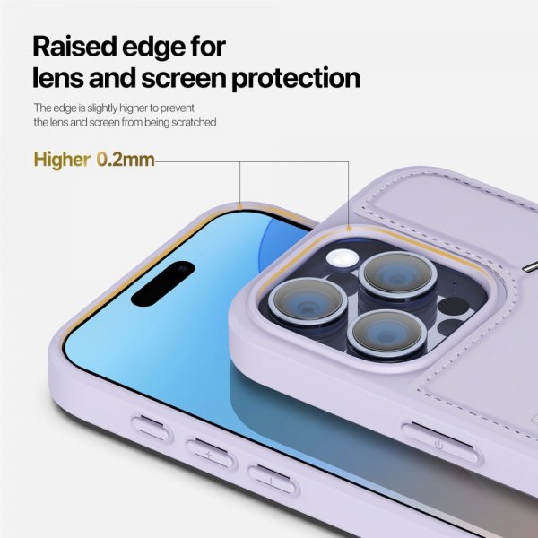 iPhone 16 Pro Max Deksel Rafi II Series MagSafe Lilla