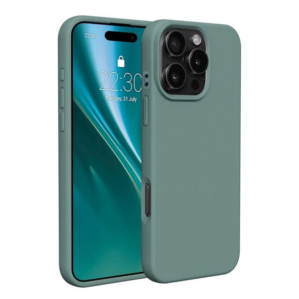 iPhone 16 Pro Deksel Silikon Grønn
