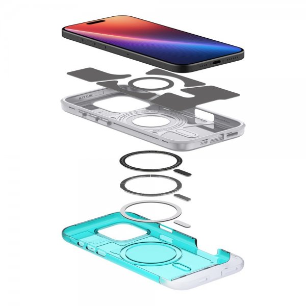 iPhone 16 Pro Deksel Classic C1 MagFit Bondi Blue