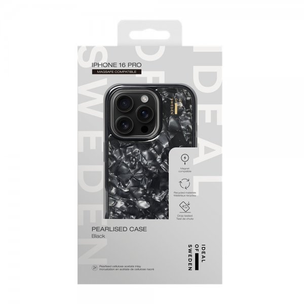 iPhone 16 Pro Deksel Pearlised Case MagSafe Svart
