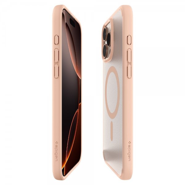 iPhone 16 Pro Deksel Ultra Hybrid T MagFit Frost Rose Titanium