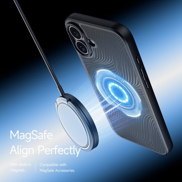 iPhone 16 Deksel Aimo Series MagSafe Svart