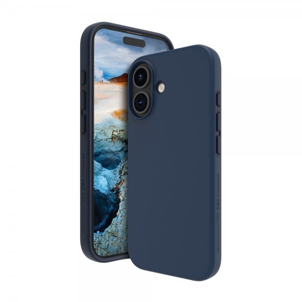iPhone 16 Deksel Iceland Ultra D3O MagSafe Blå