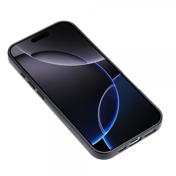 iPhone 16e/17e Deksel Feather Series Raven Black