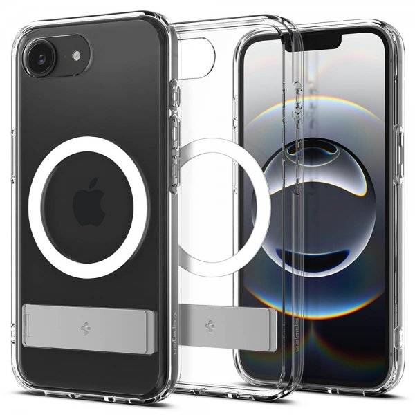 iPhone 16e/17e Deksel Ultra Hybrid S MagFit Clear White