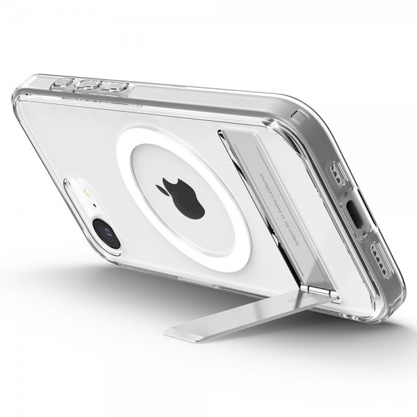 iPhone 16e/17e Deksel Ultra Hybrid S MagFit Clear White