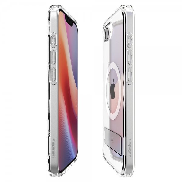 iPhone 16e/17e Deksel Ultra Hybrid S MagFit Clear White
