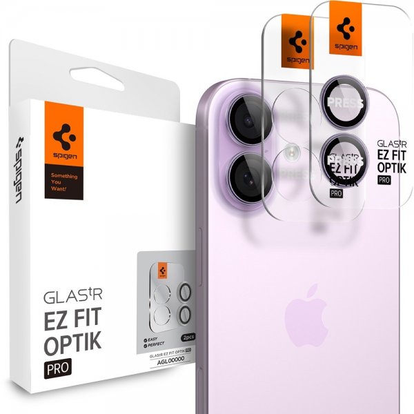 iPhone 17 Kamerabeskytter GLAS.tR EZ Fit Optik Pro 2-pakning Lilla