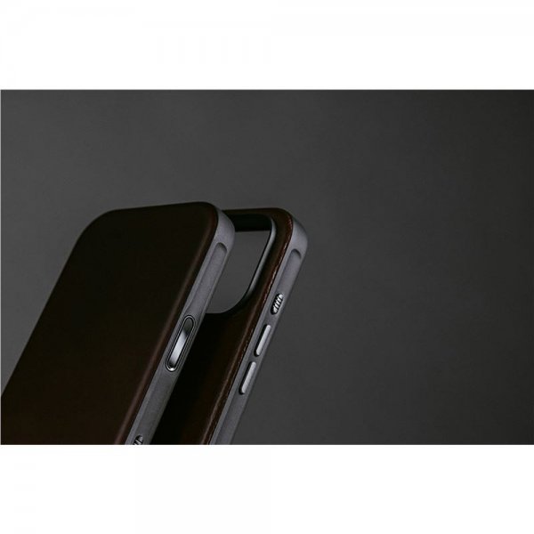 iPhone 17 Pro Deksel Modern Leather Case Brun