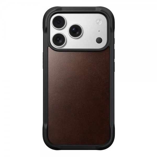 iPhone 17 Pro Deksel Modern Leather Case Horween Rustic Brown