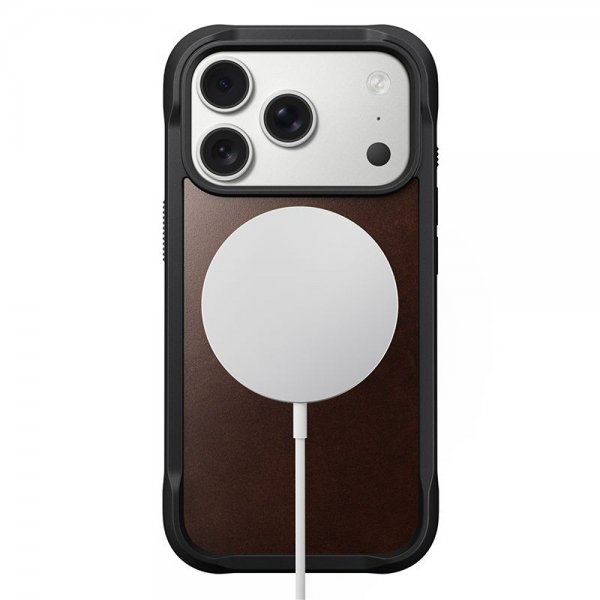 iPhone 17 Pro Deksel Modern Leather Case Horween Rustic Brown