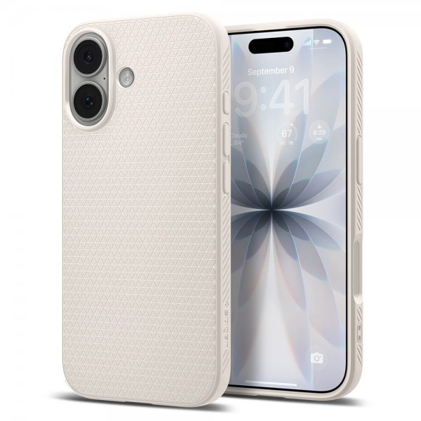 iPhone 17 Deksel Liquid Air Natural Titanium